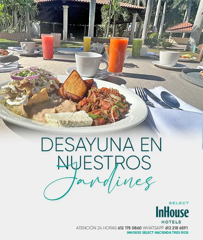 Desayuno Hotel InHouse Select Tres Ríos